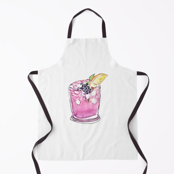 Item preview, Watercolor hic Cocktail Spring Lemon Berry Bramble designed and sold by Designs by Sara Felton.
