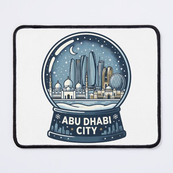 Item preview, Vintage Abu Dhabi Snow Globe Travel Badge designed and sold by k3rstman1.