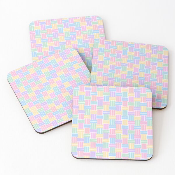 Item preview, Pastel Woven Dreams – Soft Rainbow Geometric Pattern designed and sold by HO•Designs.