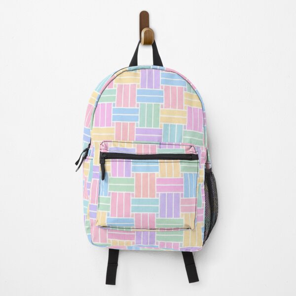Item preview, Pastel Woven Dreams – Soft Rainbow Geometric Pattern designed and sold by HO•Designs.