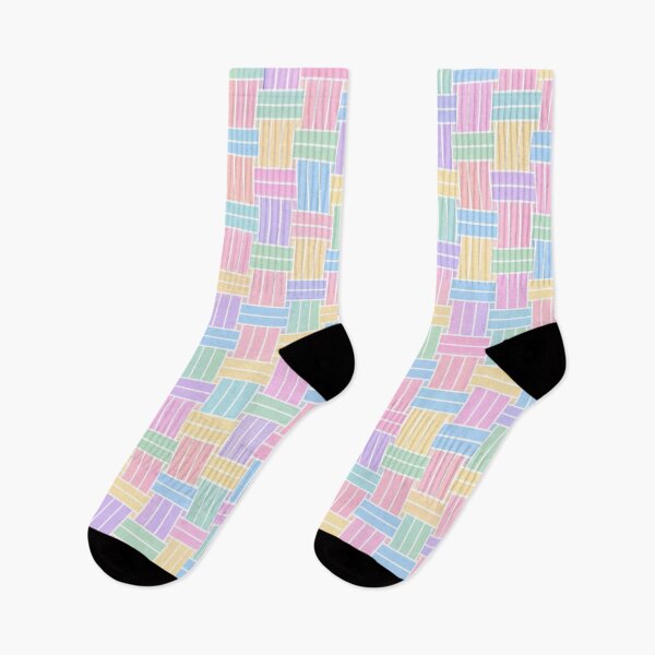 Item preview, Pastel Woven Dreams – Soft Rainbow Geometric Pattern designed and sold by HO•Designs.