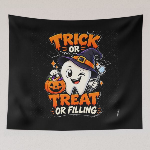 Artikelvorschau, Niedliches Halloween-Zahn-Design entworfen und verkauft von COOL CAP.