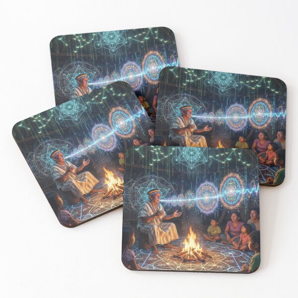 Item preview, Ancestral Wisdom · Shamanic Journey | Sacred Visionary Psychedelia designed and sold by RoninGangStudio.