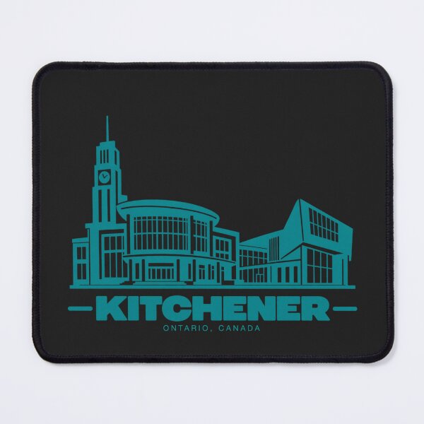 Item preview, Kitchener Ontario Canada Line Art Landmark Poster designed and sold by CMYKStudio.