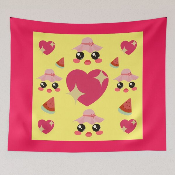 Item preview, Cute Summer Heart Watermelon Chibi designed and sold by Azurart2.