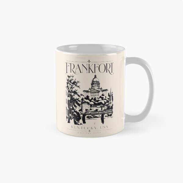 Item preview, Frankfort, Kentucky, USA [Noir Engraving] designed and sold by elektronen.