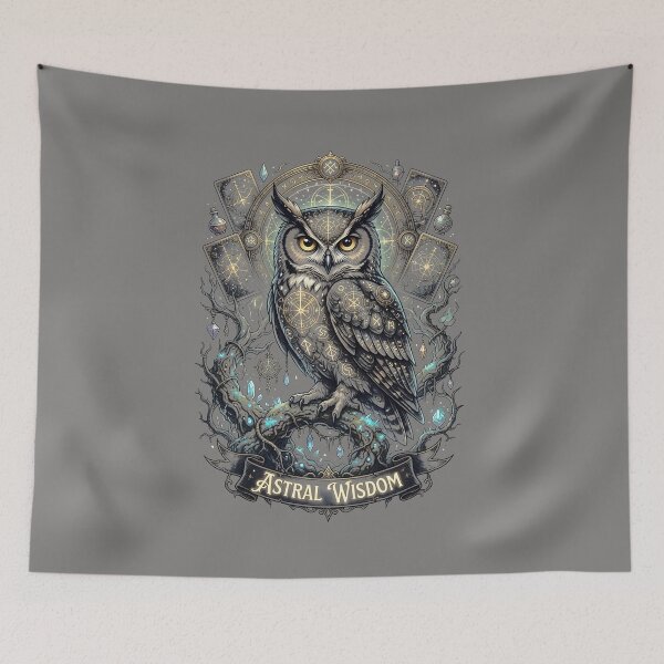 Item preview, Intense Yellow Eyed Owl Portrait T-Shirt-79 designed and sold by OlgaUlricb.