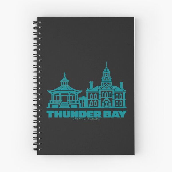 Item preview, Thunder Bay Ontario Canada Line Art Landmark Poster designed and sold by CMYKStudio.