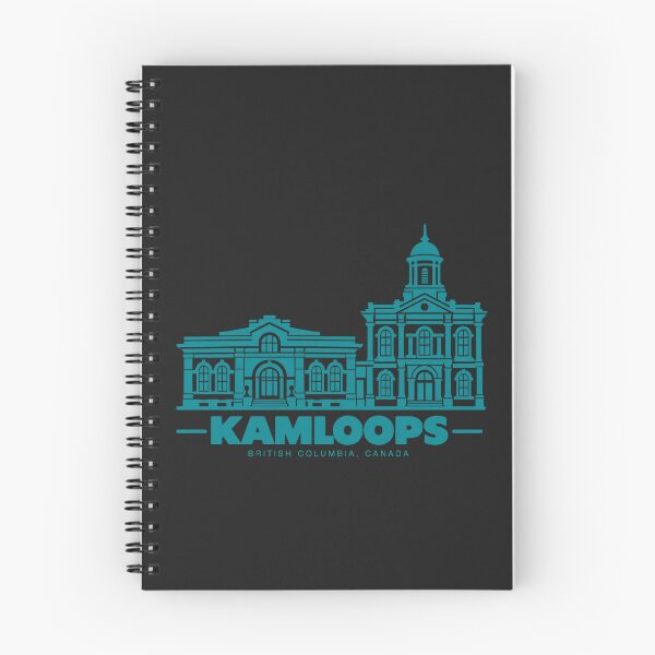 Item preview, Kamloops British Columbia Canada Line Art Landmark Poster designed and sold by CMYKStudio.