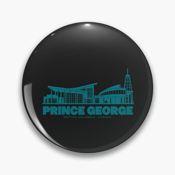 Item preview, Prince George British Columbia Canada Line Art Landmark Poster designed and sold by CMYKStudio.
