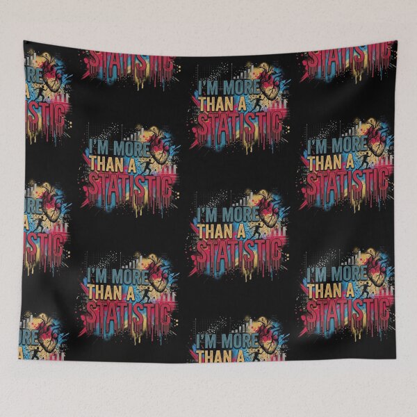 Item preview, I'm More Than A Statistic Motivational Survivor Design designed and sold by 519xdesign.