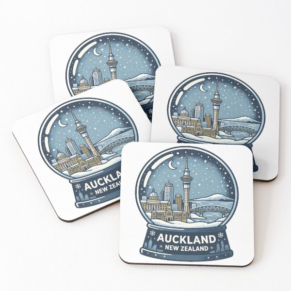 Item preview, Vintage Auckland Snow Globe Travel Badge designed and sold by k3rstman1.