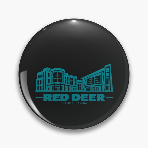 Item preview, Red Deer Alberta Canada Line Art Landmark Poster designed and sold by CMYKStudio.