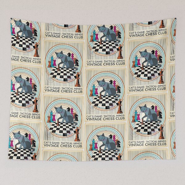 Item preview, Russian Blue Chess Master designed and sold by PictoVibe.