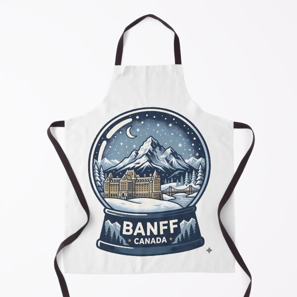 Item preview, Vintage Banff Snow Globe Travel Badge designed and sold by k3rstman1.