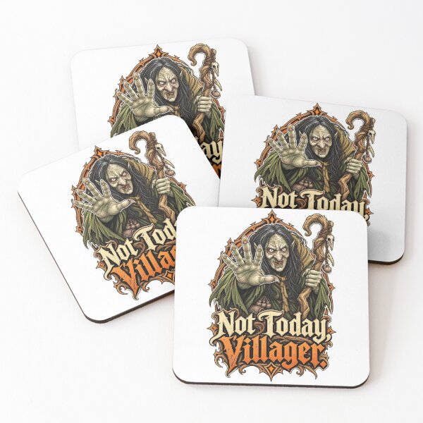 Item preview, Goblin Fantasy Humor – Not Today, Villager designed and sold by Mystik-Media.