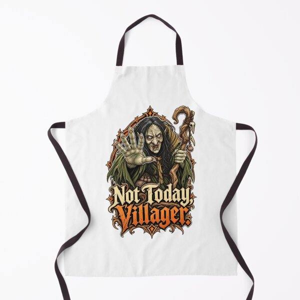 Item preview, Goblin Fantasy Humor – Not Today, Villager designed and sold by Mystik-Media.