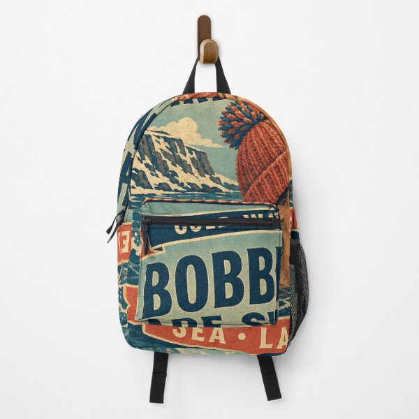 Item preview, Bobble Hats Are Swimwear Funny Wild Swimmer Retro Poster Badge designed and sold by BoosterShop.