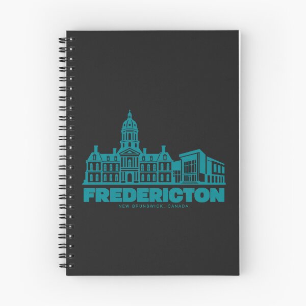 Item preview, Fredericton New Brunswick Canada Line Art Landmark Poster designed and sold by CMYKStudio.