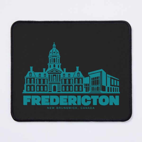 Item preview, Fredericton New Brunswick Canada Line Art Landmark Poster designed and sold by CMYKStudio.