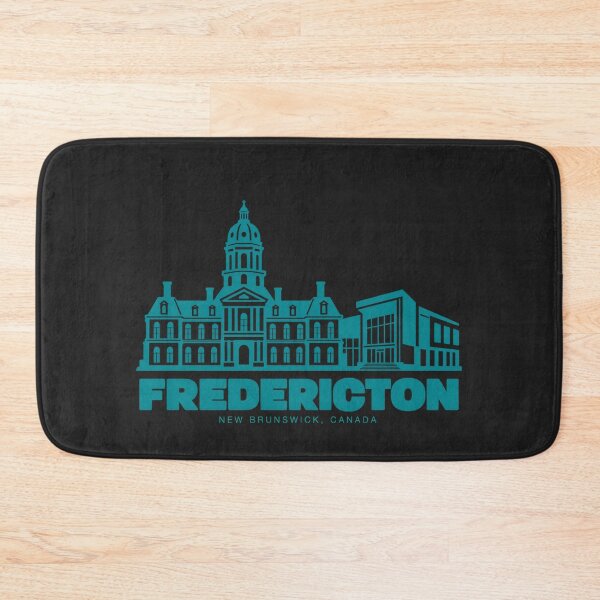 Item preview, Fredericton New Brunswick Canada Line Art Landmark Poster designed and sold by CMYKStudio.