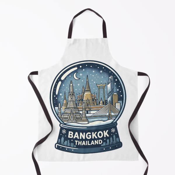 Item preview, Vintage Bangkok Snow Globe Travel Badge designed and sold by k3rstman1.