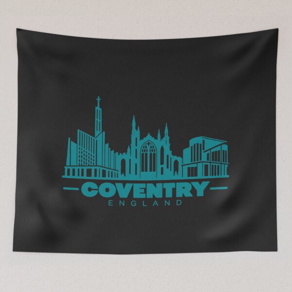 Item preview, Coventry England Line Art Landmark Poster designed and sold by CMYKStudio.