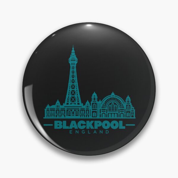Item preview, Blackpool England Line Art Landmark Poster designed and sold by CMYKStudio.