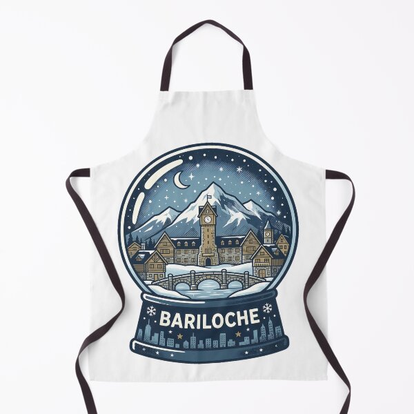 Item preview, Vintage Bariloche Snow Globe Travel Badge designed and sold by k3rstman1.