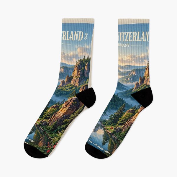 Item preview, Saxon Switzerland — The Misty Sandstone Kingdom designed and sold by DibujandoPorfa.