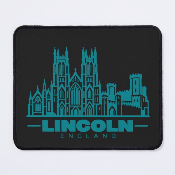 Item preview, Lincoln England Line Art Landmark Poster designed and sold by CMYKStudio.
