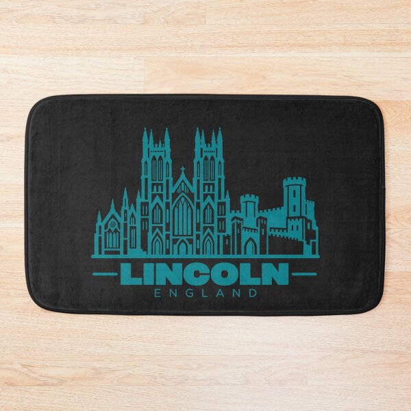 Item preview, Lincoln England Line Art Landmark Poster designed and sold by CMYKStudio.