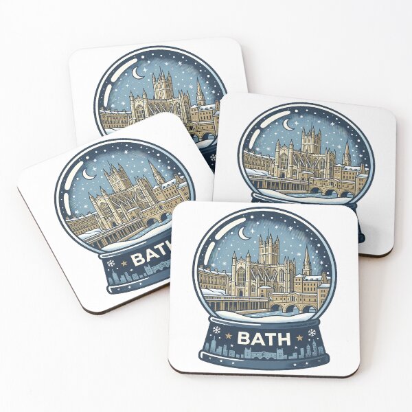 Item preview, Vintage Bath Snow Globe Travel Badge designed and sold by k3rstman1.