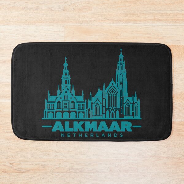Item preview, Alkmaar Netherlands Line Art Landmark Poster designed and sold by CMYKStudio.