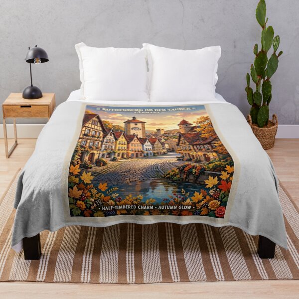 Item preview, Rothenburg ob der Tauber — The Fairytale Town designed and sold by DibujandoPorfa.