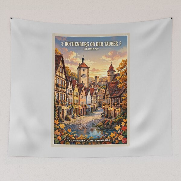 Item preview, Rothenburg ob der Tauber — The Fairytale Town designed and sold by DibujandoPorfa.