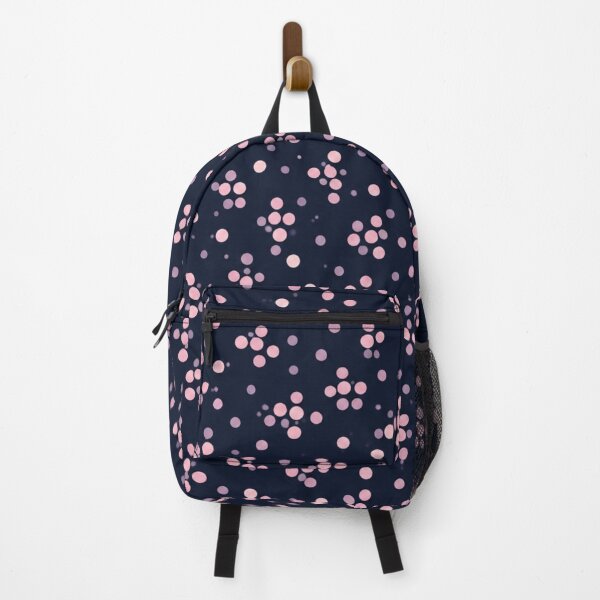 Item preview, Midnight Pink Confetti – Blush Pink and Navy Blue Polka Dot Pattern designed and sold by HO•Designs.