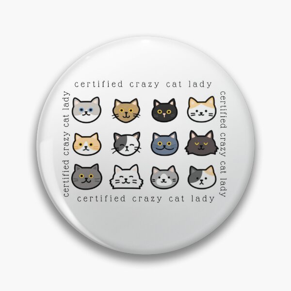 Item preview, certified crazy cat lady designed and sold by b-keys.