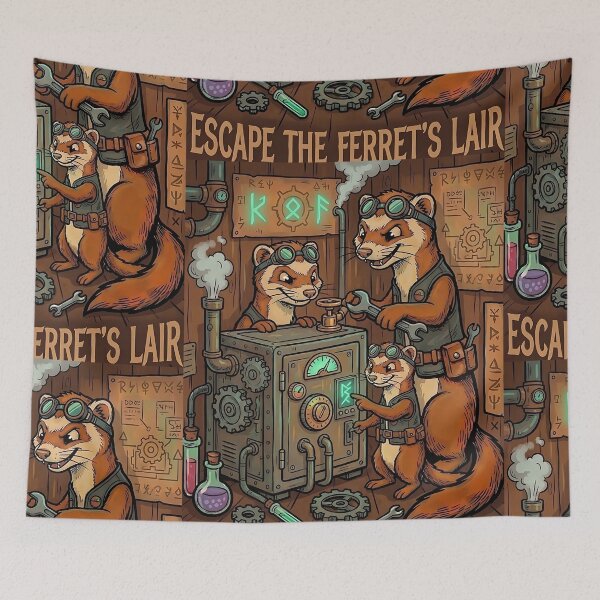 Item preview, Ferret Escape Room Designer designed and sold by PictoVibe.