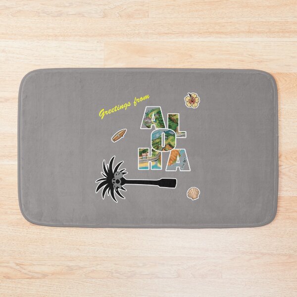 Item preview, Greetings from ALOLA Postcard Palm Tree-36 designed and sold by KorneliaWeg.
