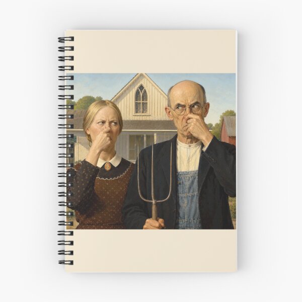 Item preview, American Gothic Smells Something Awful Parody designed and sold by SHHCreations.