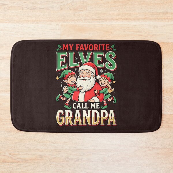 Item preview, My Favorite Elves Call Me Grandpa Funny Santa Christmas Grandfather Design designed and sold by 519xdesign.