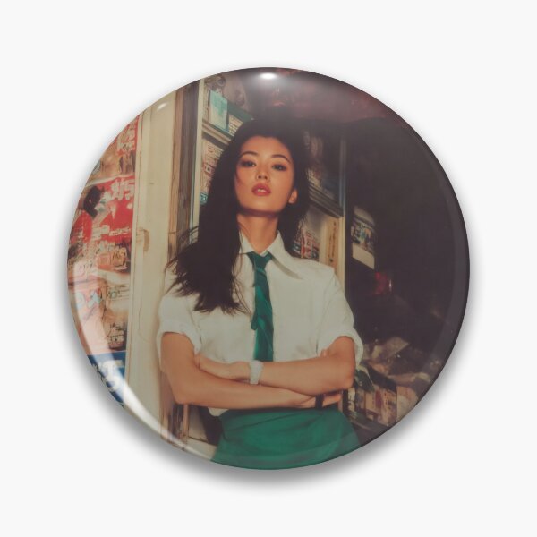 Item preview, Retro 90s Asian Streetwear Fashion Green Skirt - Vintage Store Aesthetic Portrait designed and sold by Billy Morfo™.
