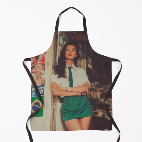 Item preview, Retro 90s Asian Streetwear Fashion Green Skirt - Vintage Store Aesthetic Portrait designed and sold by Billy Morfo™.