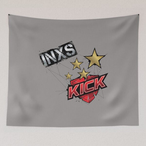 Item preview, INXS Kick Album Style Block Print Tee-57 designed and sold by AngeloNeuba.