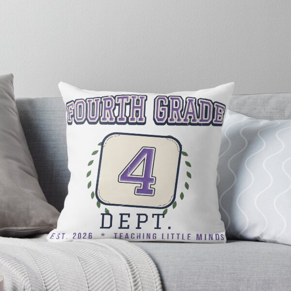Item preview, Fourth Grade Dept Retro Varsity Teacher Team Shirt designed and sold by Good Little Days.