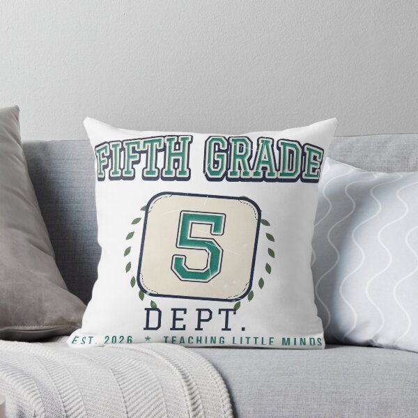 Item preview, Fifth Grade Dept Retro Varsity Teacher Team Shirt designed and sold by Good Little Days.