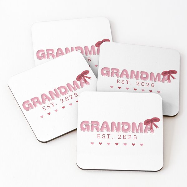 Item preview, Grandma Est 2026 Puff Print Look Coquette Bow designed and sold by Good Little Days.