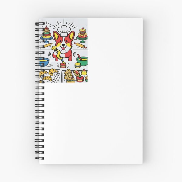 Item preview, Corgi French Pastry Chef designed and sold by PictoVibe.