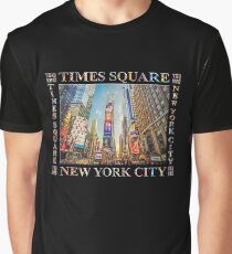 Times Square Hustle (black poster edition) Graphic T-Shirt